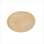 6" Round Biodegradable Fallen Palm Leaf Plates (100/cs)